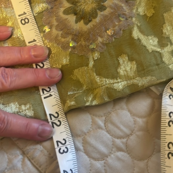 Sandy Starkman embellished tank, 💯 silk, size XL - Picture 10 of 10